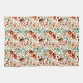 Herbstblumenmuster Geschirrtuch (Horizontal)