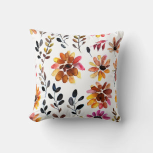 Herbstblumenmuster Kissen