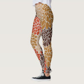 Herbstblumenmuster Leggings (Links)