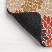 Herbstblumenmuster Mousepad (Ecke)