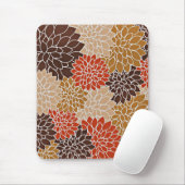 Herbstblumenmuster Mousepad (Mit Mouse)