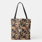 Herbstblumenmuster Tasche (Rückseite)