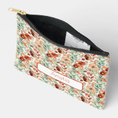Herbstblumenpersonalisiert Zubehörtasche (Offen)
