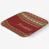 Herbstblumenplatz Pappteller (Gewinkelt)