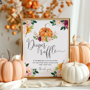 Herbstblumenspinner Poster