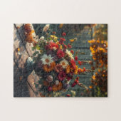 Herbstblumenstrauß Puzzle (Horizontal)