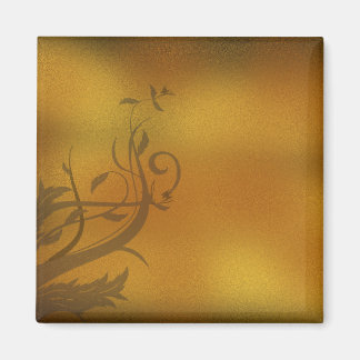 Herbstblumenweine/Blätter Magnet