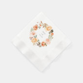 Herbstblumenzeremonie Serviette (Ecke)