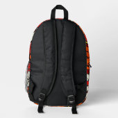 Herbstblüte Bedruckter Rucksack (Rückseite)