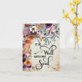 Herbstblüte Es ist gut Card Karte (Gelbe Blume)