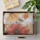 Herbstblüte Herbstflor Wasserfarbe Seidenpapier (Geschenk)