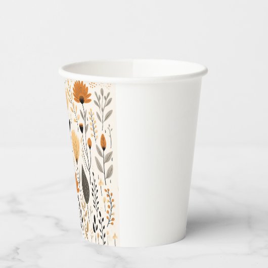 Herbstblüten Pappbecher (Links)