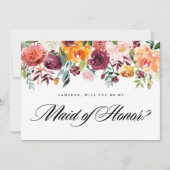 Herbstblüten werden Sie meine Trauzeugin sein (Vorderseite)