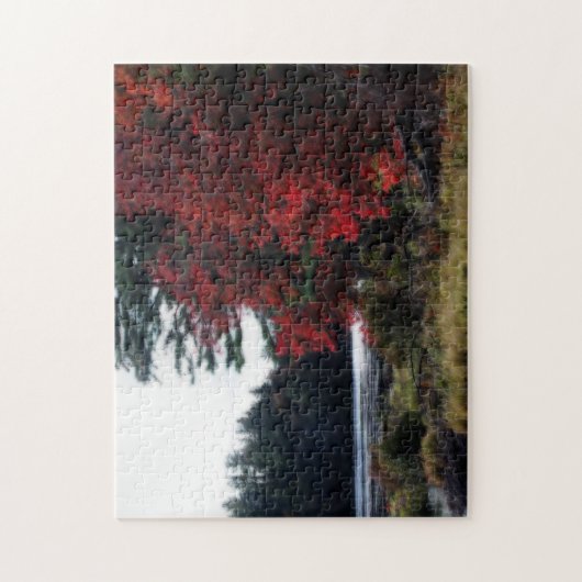 Herbstblüteneffekt nach Sumpf Puzzle (Vertikal)