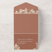 Herbstblütenhochzeit mit UAWG All In One Einladung (Außenbereich)