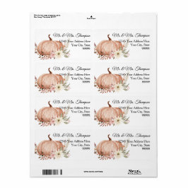 Herbstblütenpumpenwelt Rücksendeadresse La