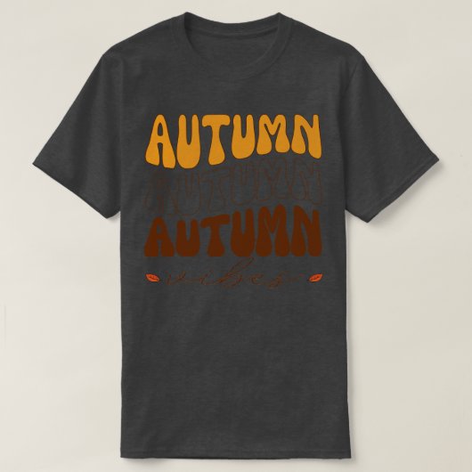 Herbstblütensaison T-Shirt (Design vorne)