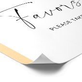 Herbstbogen - Brautfavoriten, nehmen Sie bitte ein Poster (Ecke)