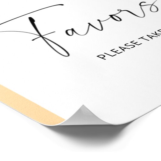 Herbstbogen - Brautfavoriten, nehmen Sie bitte ein Poster (Ecke)