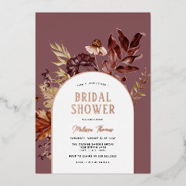 Herbstbogen Brautparty Einladung