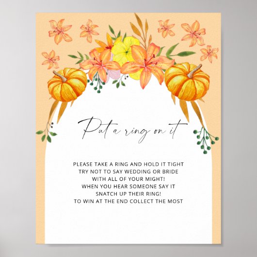 Herbstbogen - Klingeln auf das Spiel Poster (Vorne)