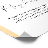 Herbstbogen - Ringjagd Brautparty Poster (Ecke)