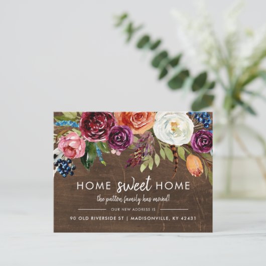 Herbstboho bläst neue Ankündigung zur Adressversch (Stehend Vorderseite)