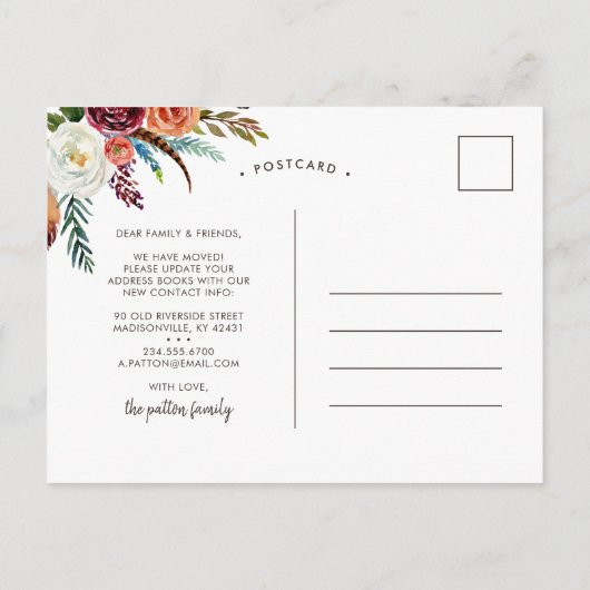 Herbstboho bläst neue Ankündigung zur Adressversch (Rückseite)