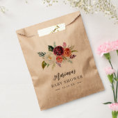 Herbstboho blubt Personalisierte Babydusche Geschenktütchen (Versiegelt)