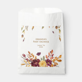 Herbstboho Rustic Baby Dusche Geschenktütchen