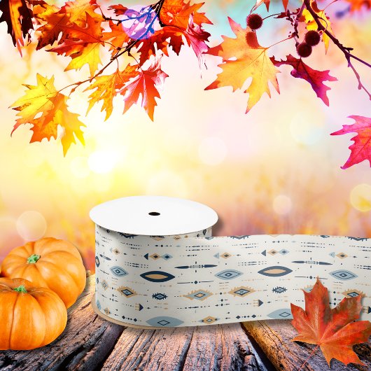 Herbstboho und Bohemische Blätter Satinband