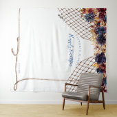 Herbstboho Wedding Foto Stand Hintergrund Wandteppich (Beispiel (Horizontal))