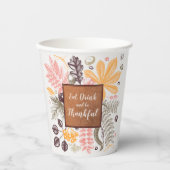 Herbstbotanikum Pappbecher (Vorderseite)