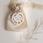 Herbstbotanische Whimsy Herbst Babydusche Geschenkanhänger