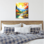 Herbstbotschaft Leinwanddruck (Insitu (Schlafzimmer))