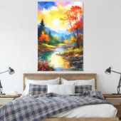 Herbstbotschaft Leinwanddruck (Insitu (Schlafzimmer))