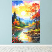 Herbstbotschaft Leinwanddruck (Insitu (Holzboden))