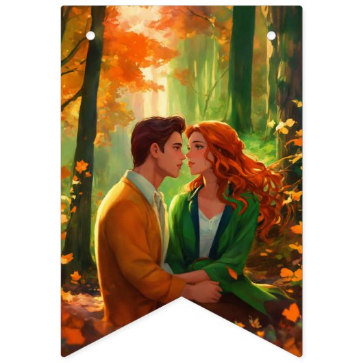 Herbstbotschaft Wimpelkette (Erste Fahne)