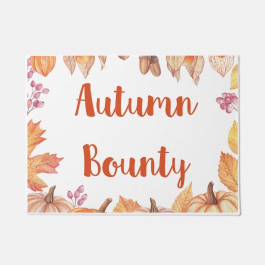 Herbstbounty Doormat Wohngestaltung Fall Harvest Fußmatte (Vorderseite)