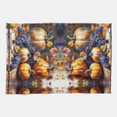 Herbstbounty, Kürbis, Traubenhonig Geschirrtuch (Horizontal)