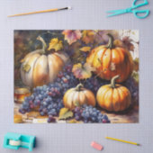 Herbstbounty, Kürbis, Traubenhonig Seidenpapier (Basteln)