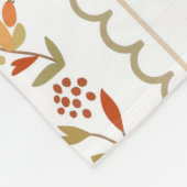 Herbstbows & Florals Fleece Blanket - Gemütliches (Ecke)