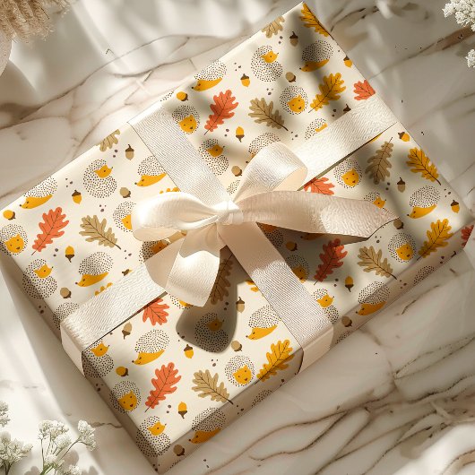 Herbstbrache Herbstbrache Muster Geschenkpapier