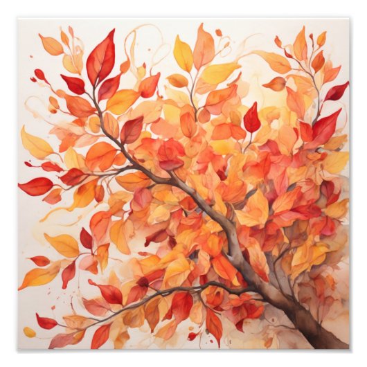 Herbstbrand Fotodruck (Vorne)