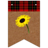 Herbstbraut Rustikaler Fall Sie sagte ja Party Wimpelkette (Erste Fahne)