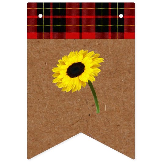 Herbstbraut Rustikaler Fall Sie sagte ja Party Wimpelkette (Erste Fahne)