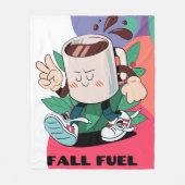 Herbstbrennstoff Fleecedecke (Vorderseite)