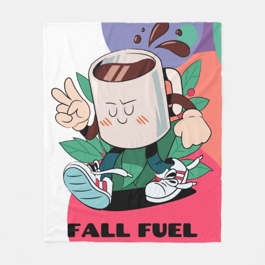 Herbstbrennstoff Fleecedecke (Vorderseite)