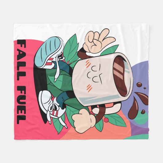 Herbstbrennstoff Fleecedecke (Vorderseite (Horizontal))