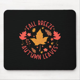 Herbstbrise lässt Niedliches Ahornblatt für Frauen Mousepad